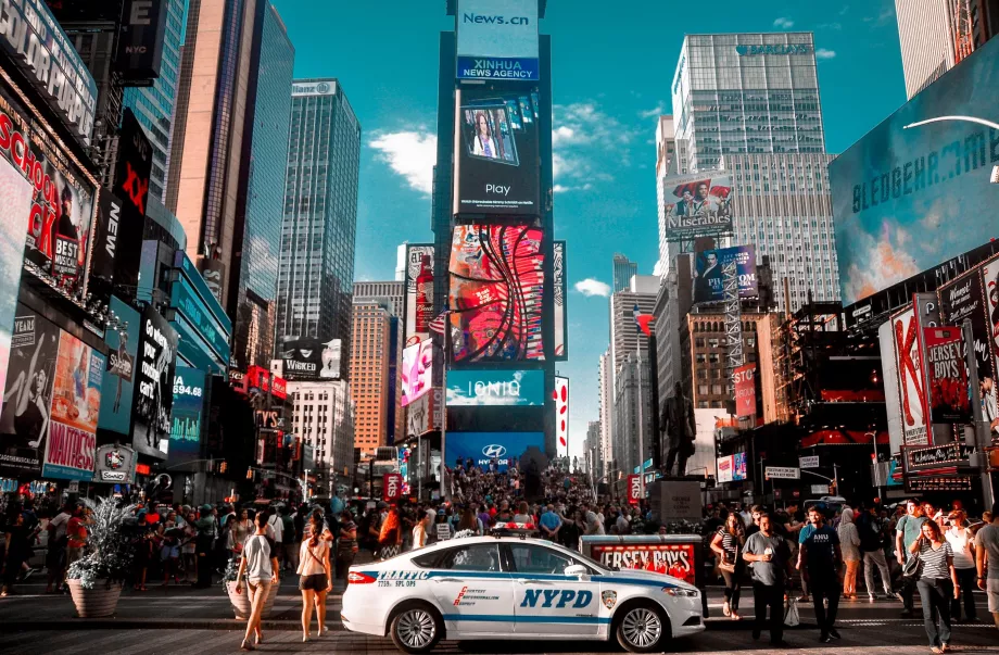 Mozgalmas nap a Times Square-en