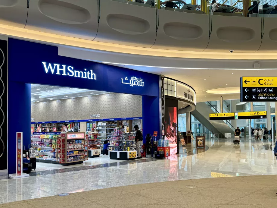 WHSmith az Abu Dhabi repülőtéren