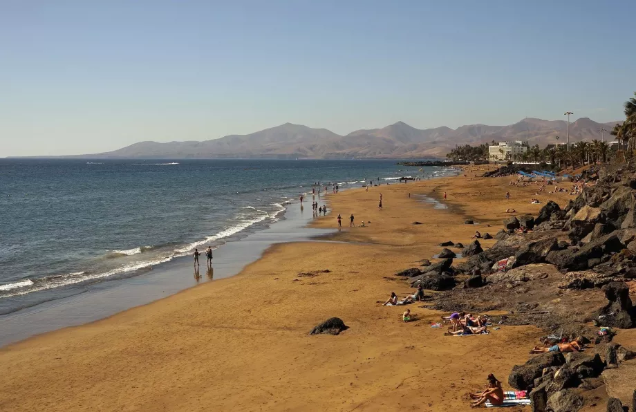 Playa Grande strandok Puerto del Carmenben