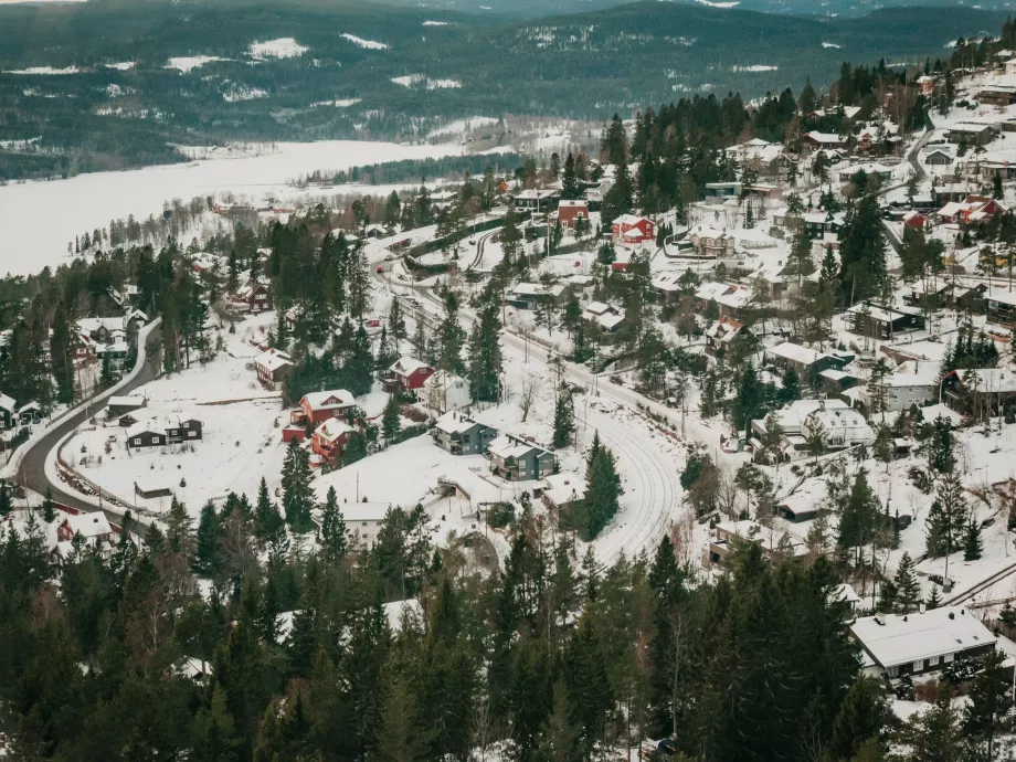 Északi táj Oslo külvárosában