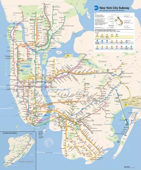 New York metró térképe
