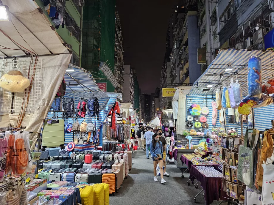 Mong Kok, éjszakai piac