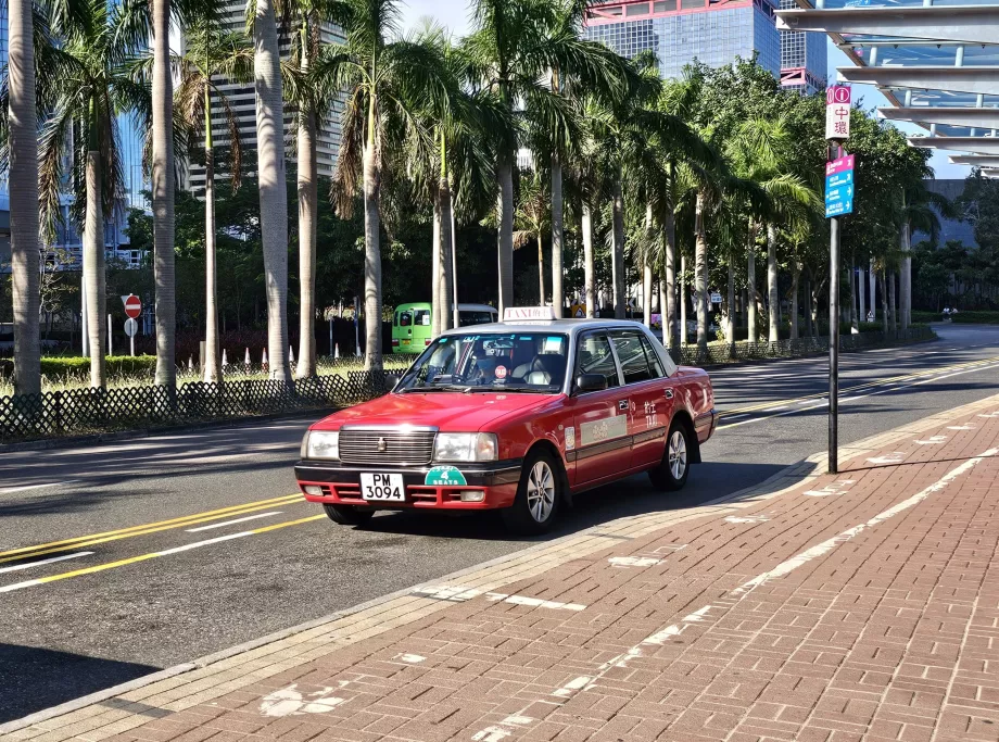 Urban taxi stand