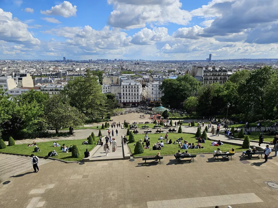 Kilátás a Sacre Coeur-ről