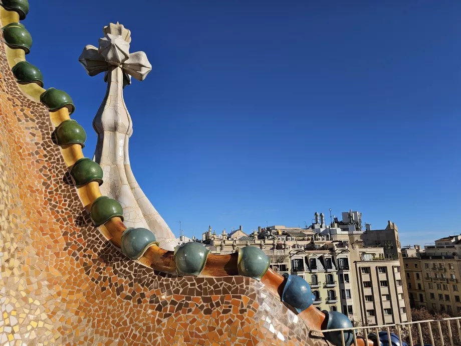 A Casa Battlo terasza