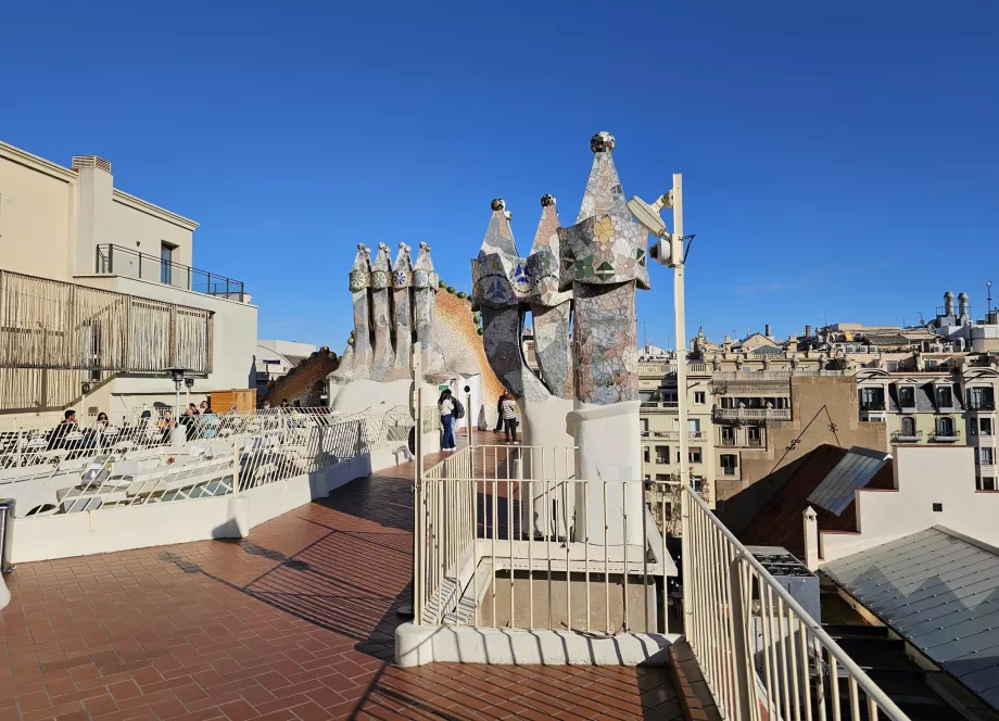 A Casa Battlo terasza