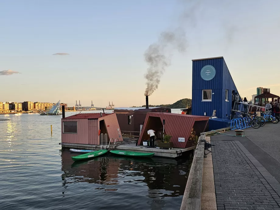 Szaunák Oslo központjában