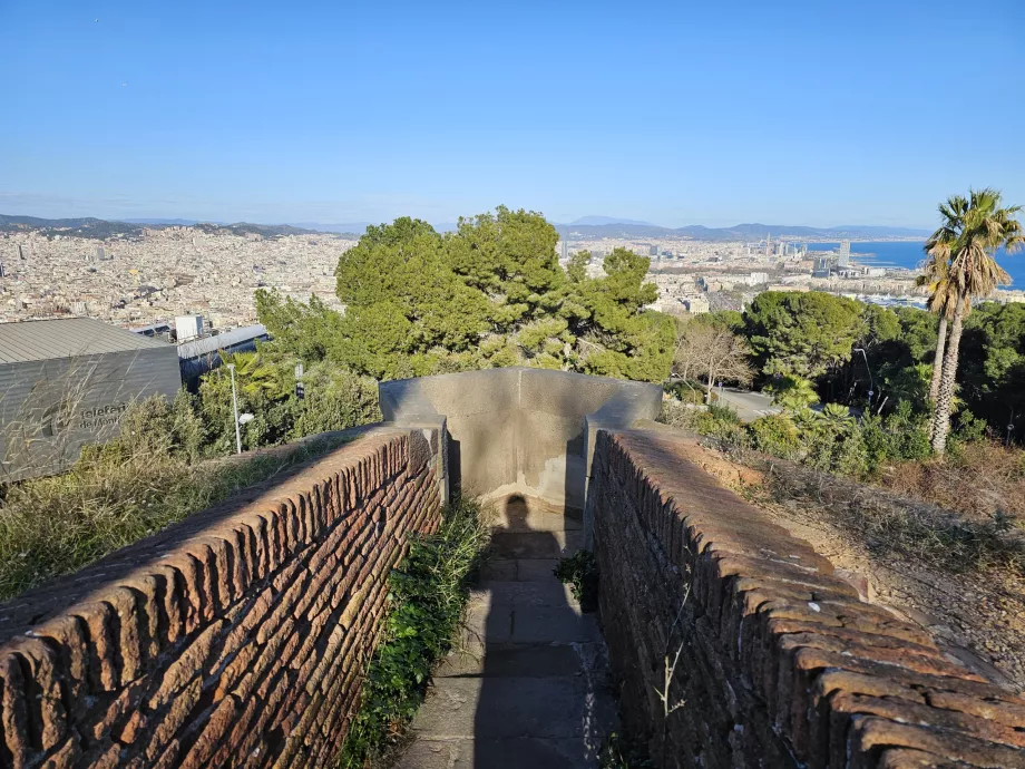 Castell de Montjuic, kilátás