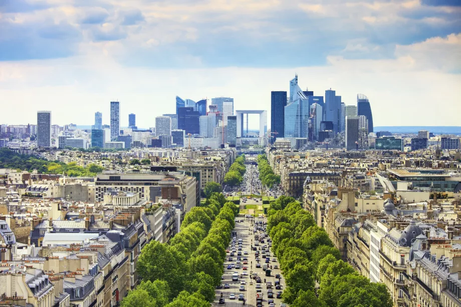 La Défense panorámája