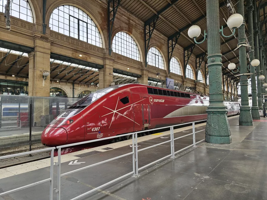 Eurostar a Gare du Nord pályaudvaron