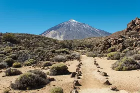 Az út a Pico del Teide-re