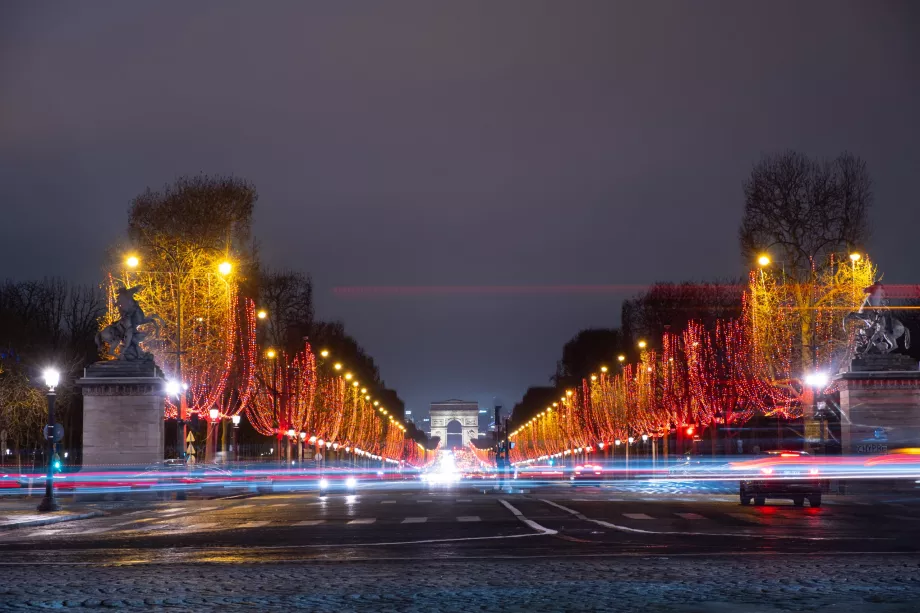 Karácsony Champs-Élysees