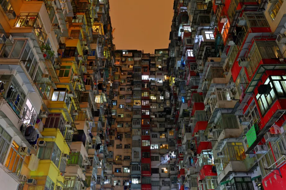 Lakóépületek Hong Kong