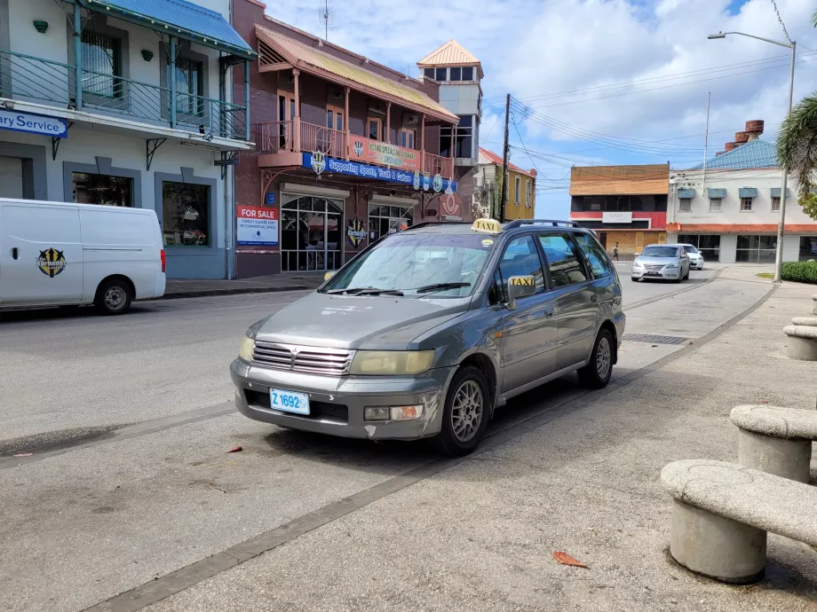 Taxi Bridgetown-ban Bridgetown