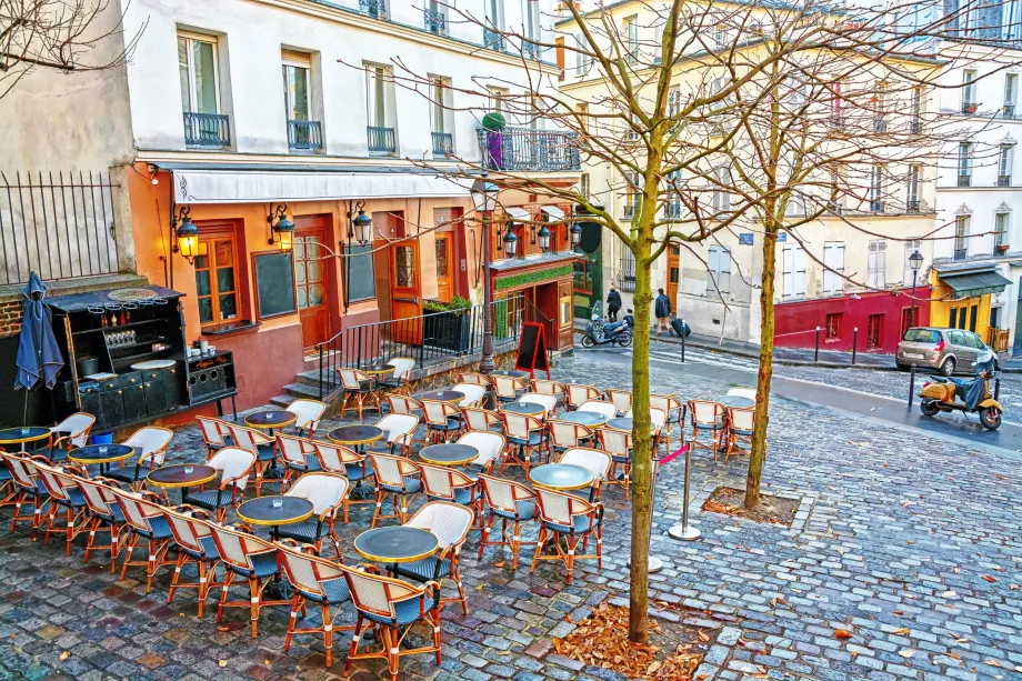 Kávézó a Montmartre-on