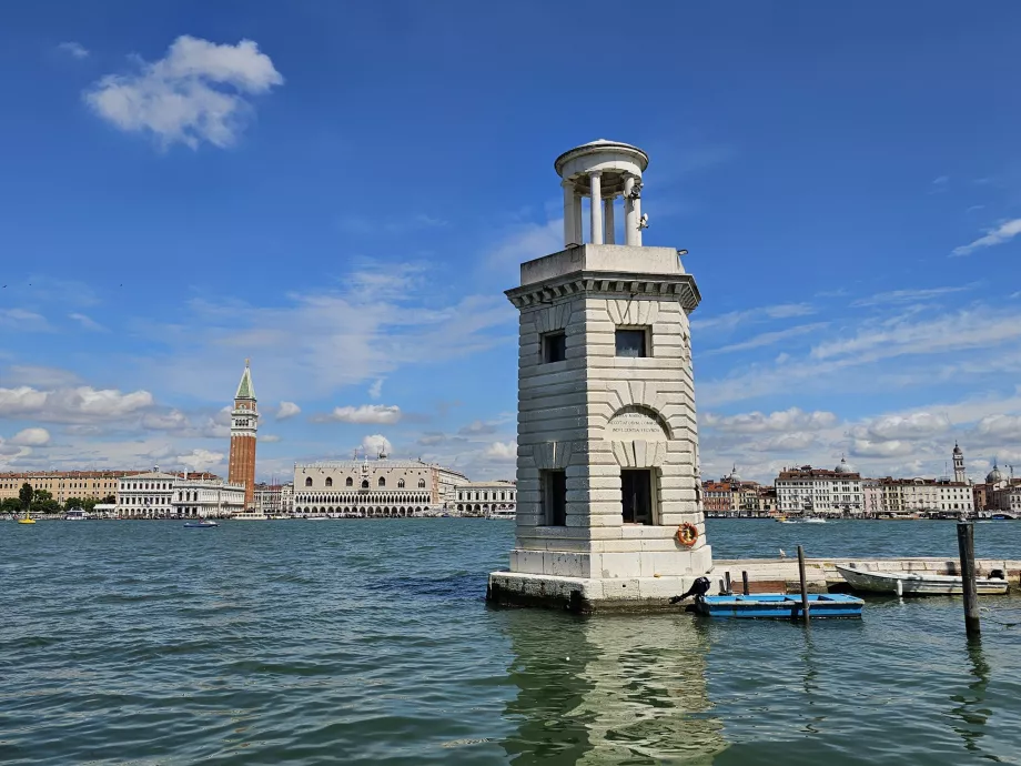 Velence látképe a San Giorgio szigetről