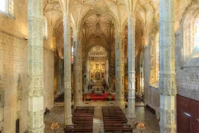A Santa Maria templom belseje, Mosteiro dos Jeronimos