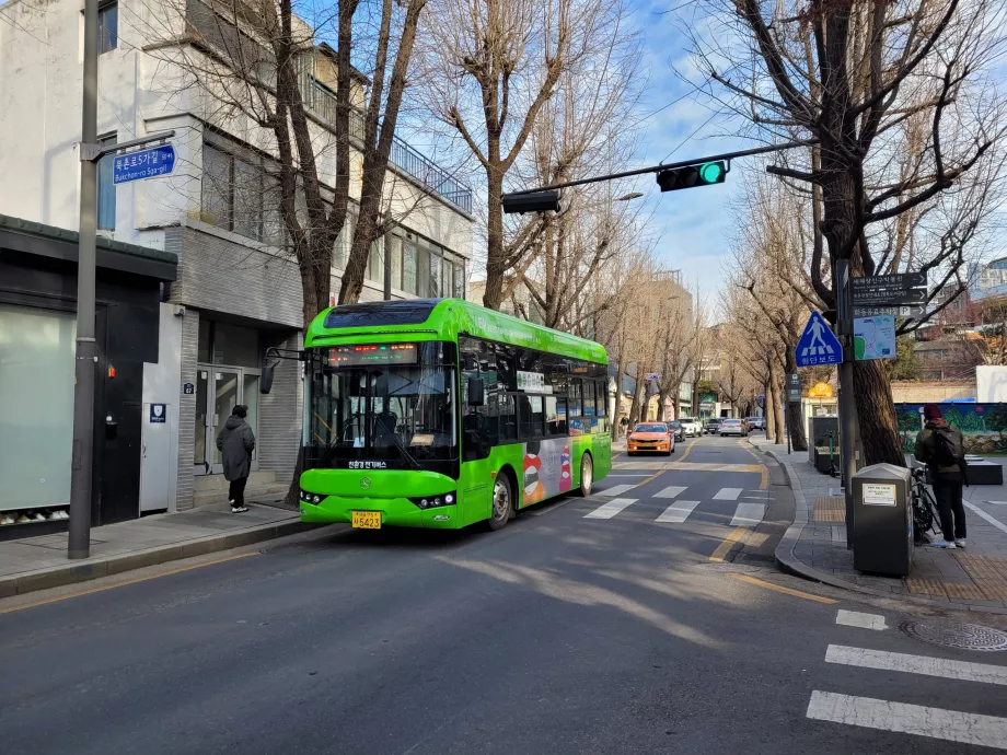 Zöld busz Szöul