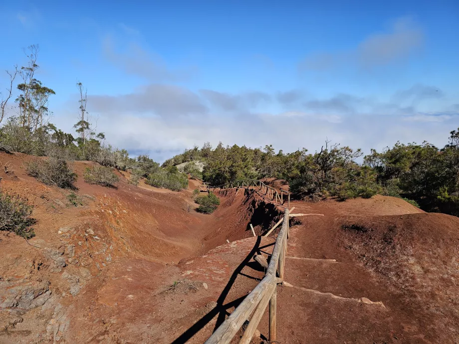 Gyalogos útvonal a Mirador de Abrante felé