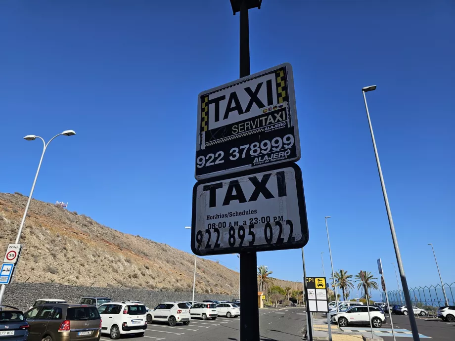 A Taxi Gomera telefonszámai