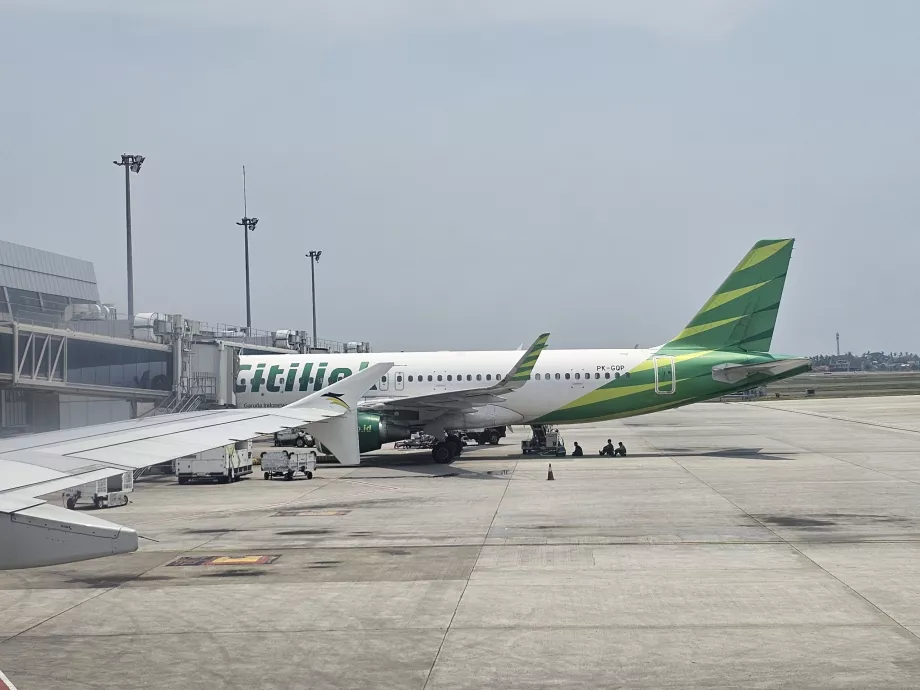 Airbus A320 Citilink a jakartai CGK repülőtéren