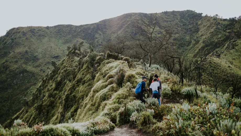 A Merbabu hegy megmászása