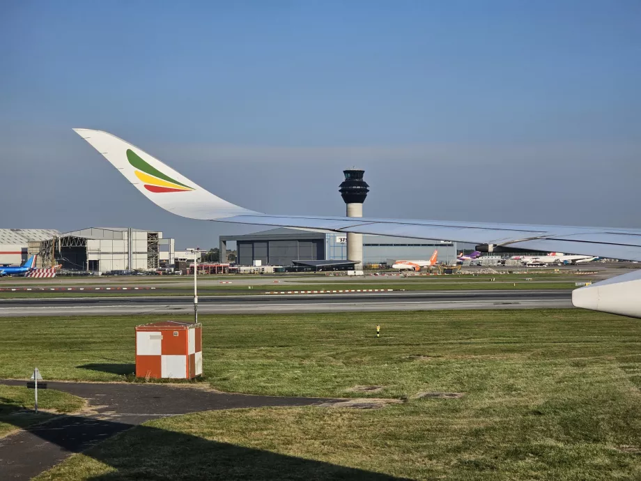 Ethiopian Airlines érkezése Manchesterbe