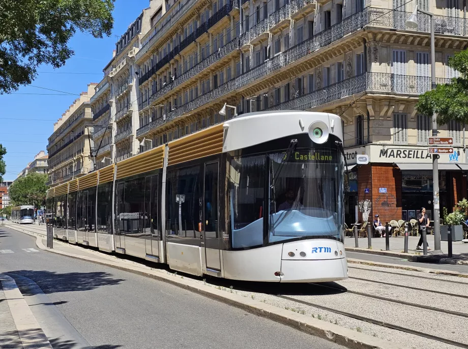 Villamos Marseille-ben