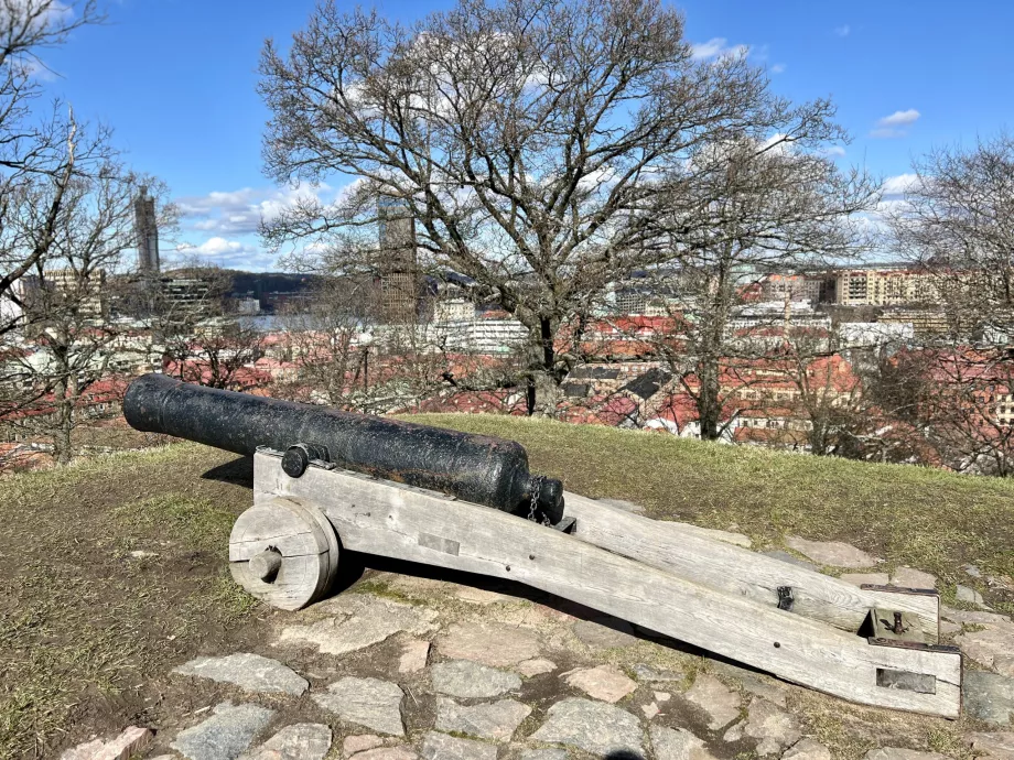 Történelmi ágyú a Skansen Kronanban