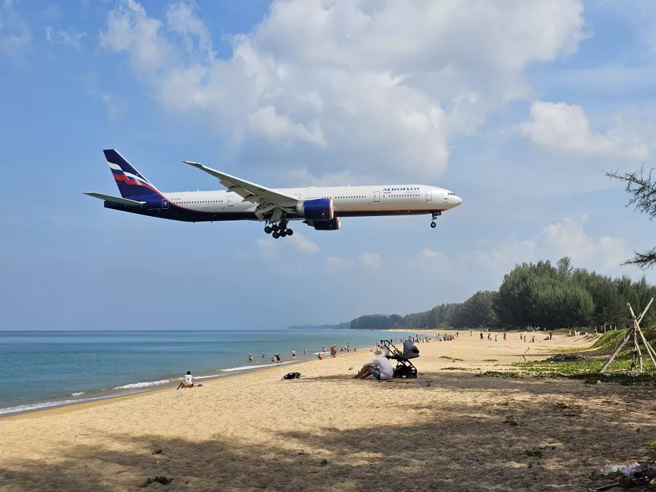 Aeroflot Mai Khao felett