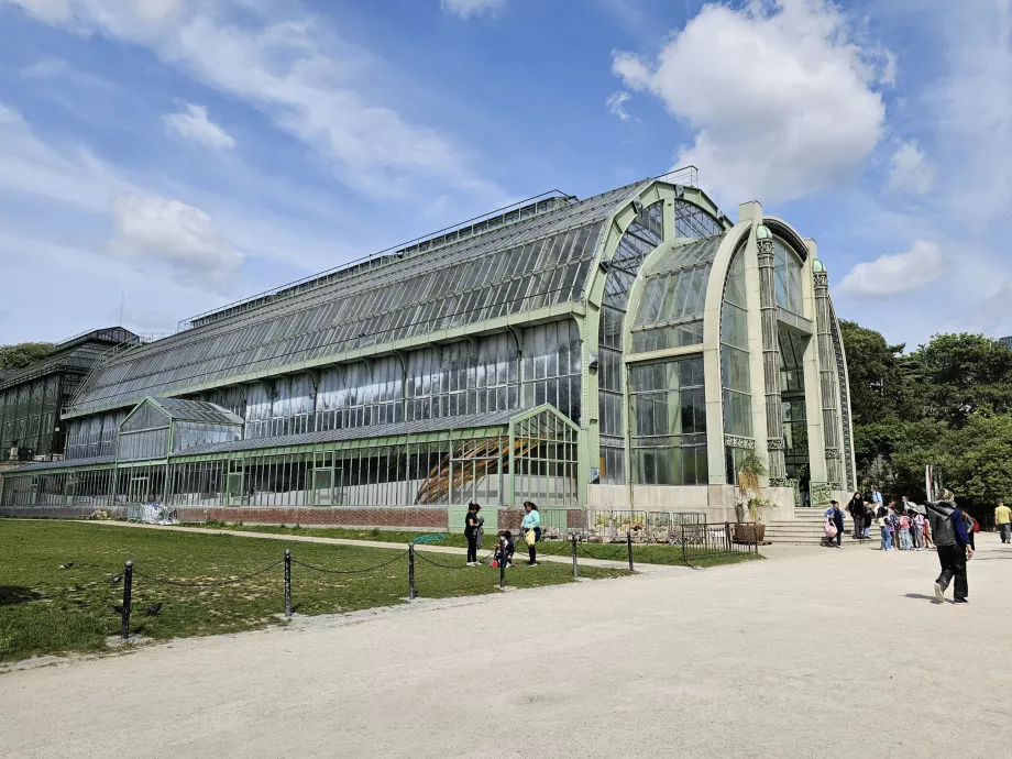 Üvegház a Jardin des Plantes-ban