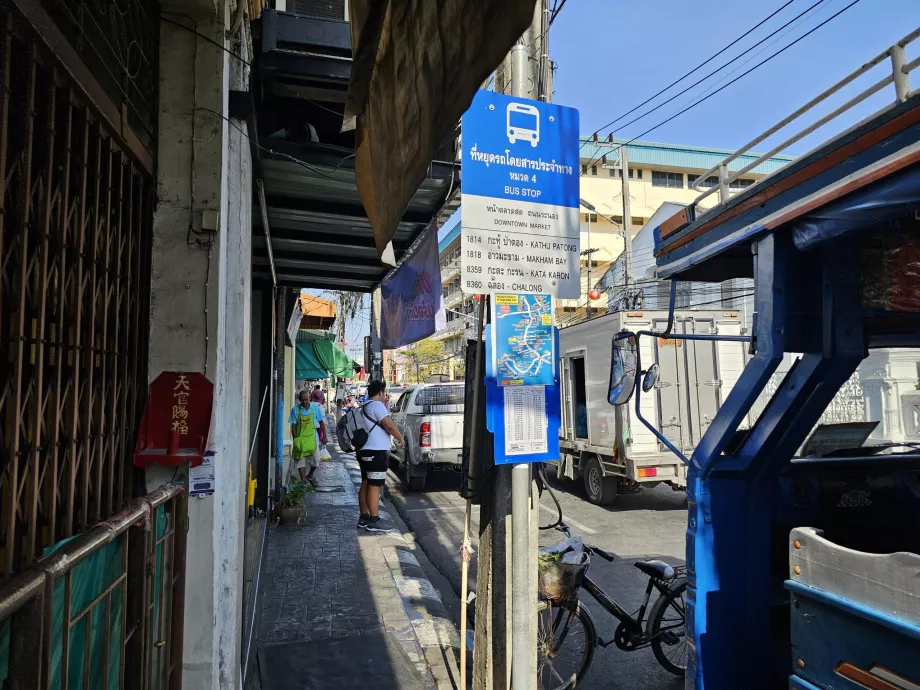 Ranong Street stop tábla