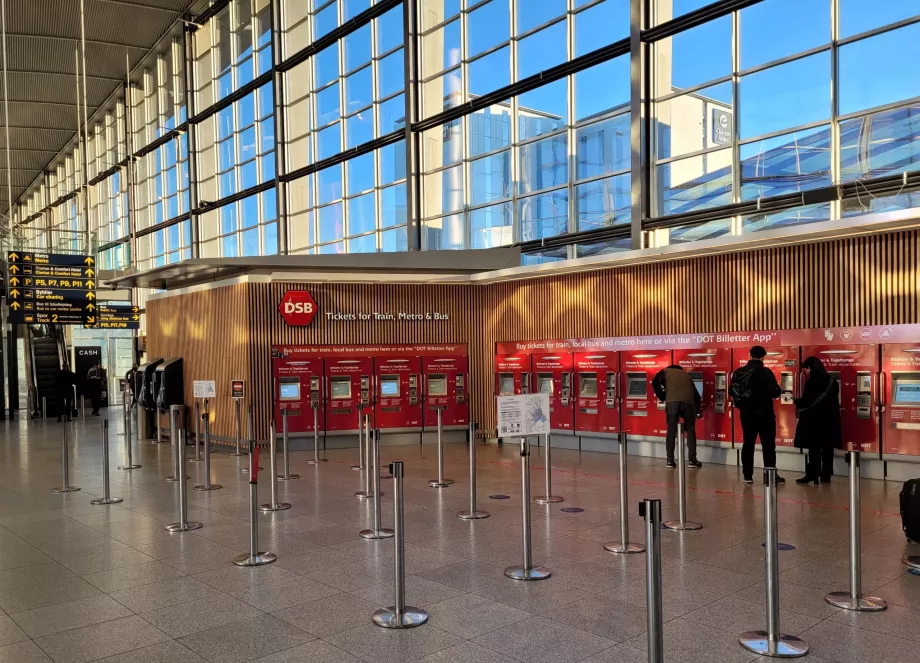 DSB ticket machines - Copenhagen and Denmark