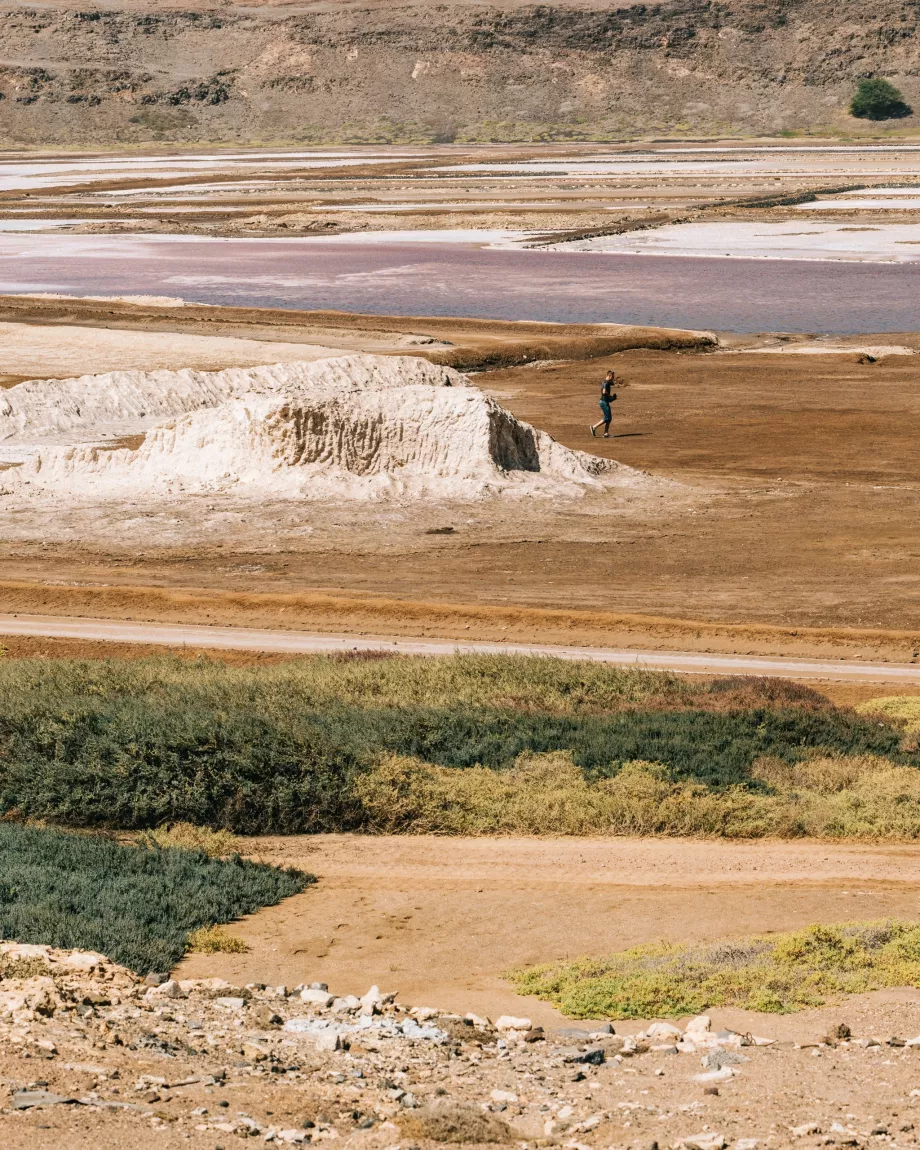 A Salinas de Pedra Lume kilátása