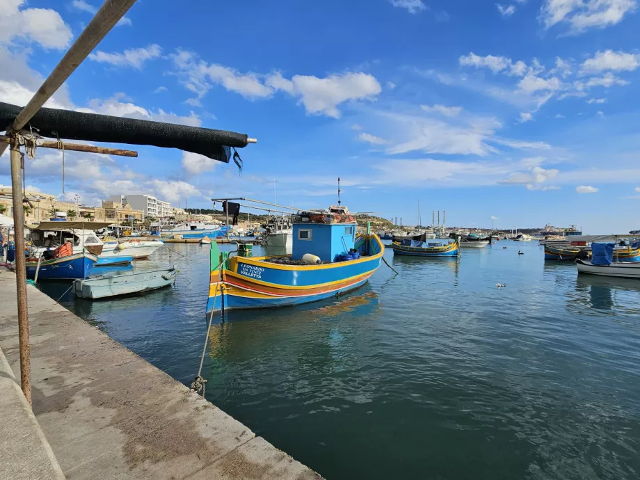 Marsaxlokk halászkikötője