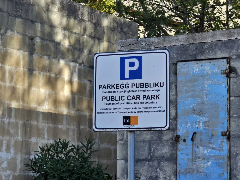 Parkolás Máltán