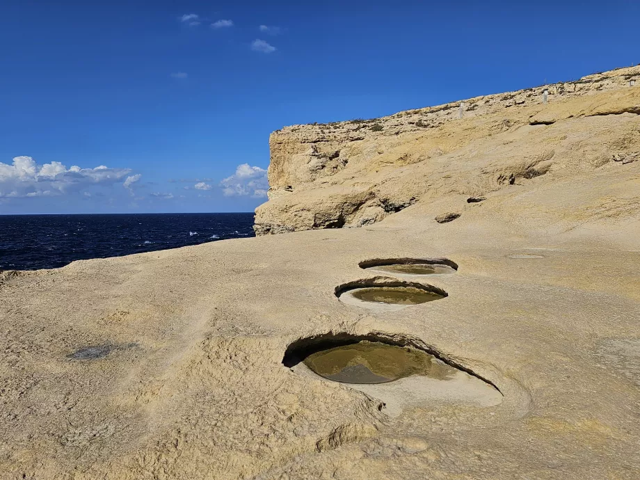 View of the cliffs