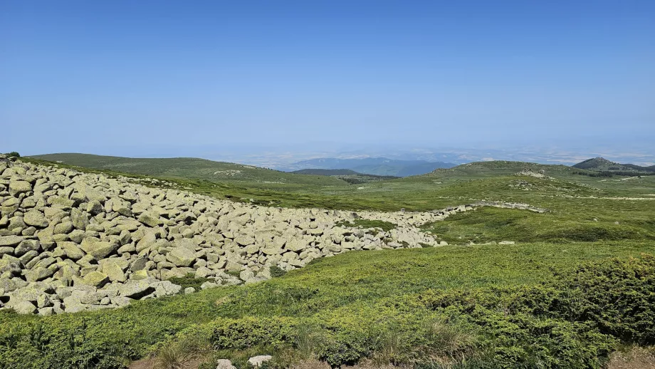 Kilátások a Vitosha-hegységben