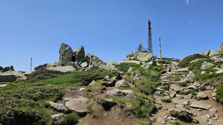 A Vitosha-hegység legmagasabb csúcsa - "Cherni vrh"