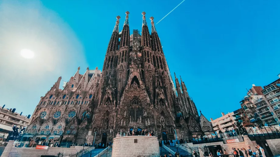 A Sagrada Família homlokzata