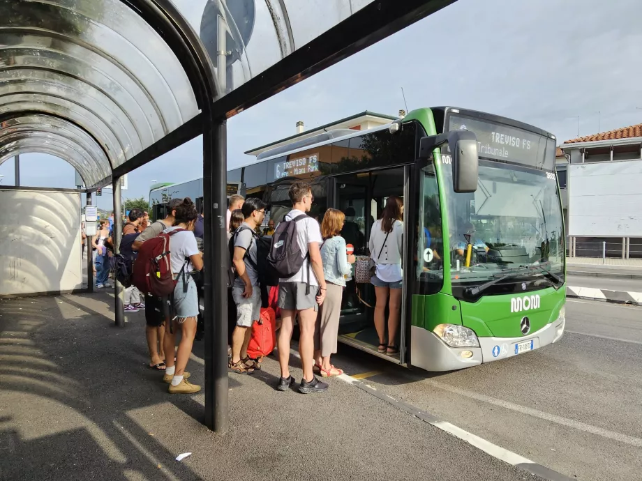 6-os buszvonal Treviso irányába