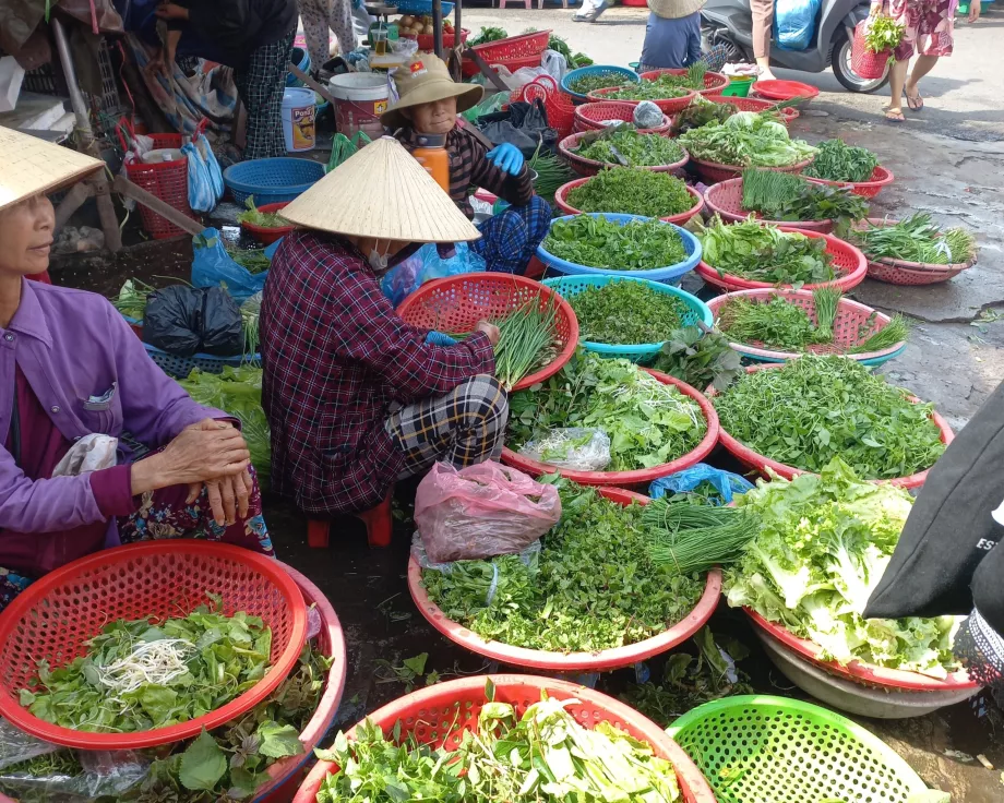 Reggeli piac, Hoi An, Vietnam